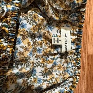 Max Studio Kids Skirt - Blue and Yellow Floral